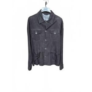 NEW MAX DAVOLI men's sundance button down in navy